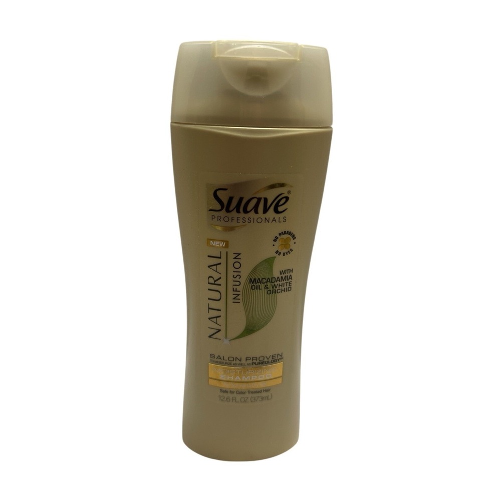 Suave Professionals Natural Infusion Macadamia Oil Moisturizing Shampoo 12.6 Oz.